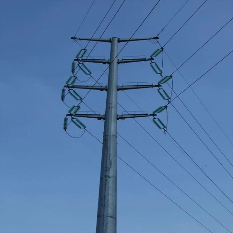 Torre de acero de celosía de 500 kV para línea eléctrica