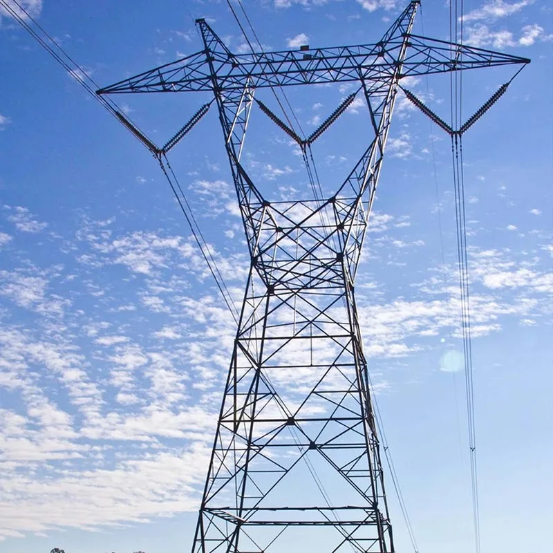 Torre de transposición de celosía de acero en ángulo