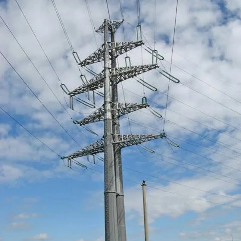 Poste de tubería de acero de energía eléctrica