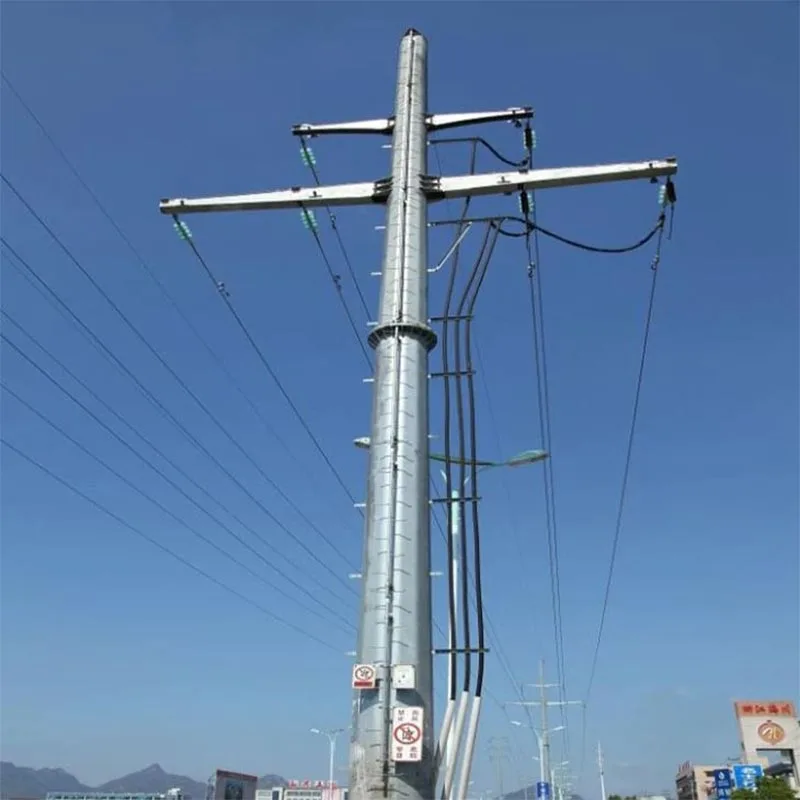 Torre de transmisión de tubos de acero