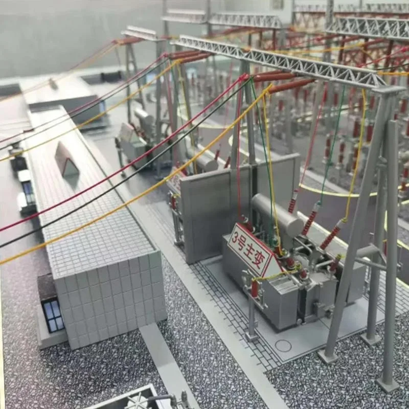 Estructura del marco de la subestación