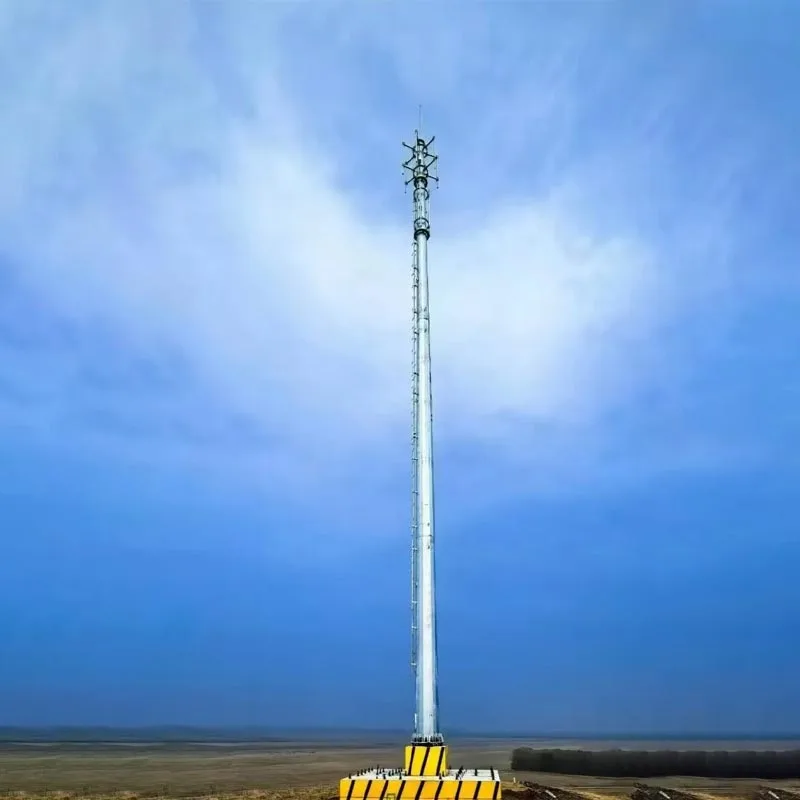 Torre de acero tubular